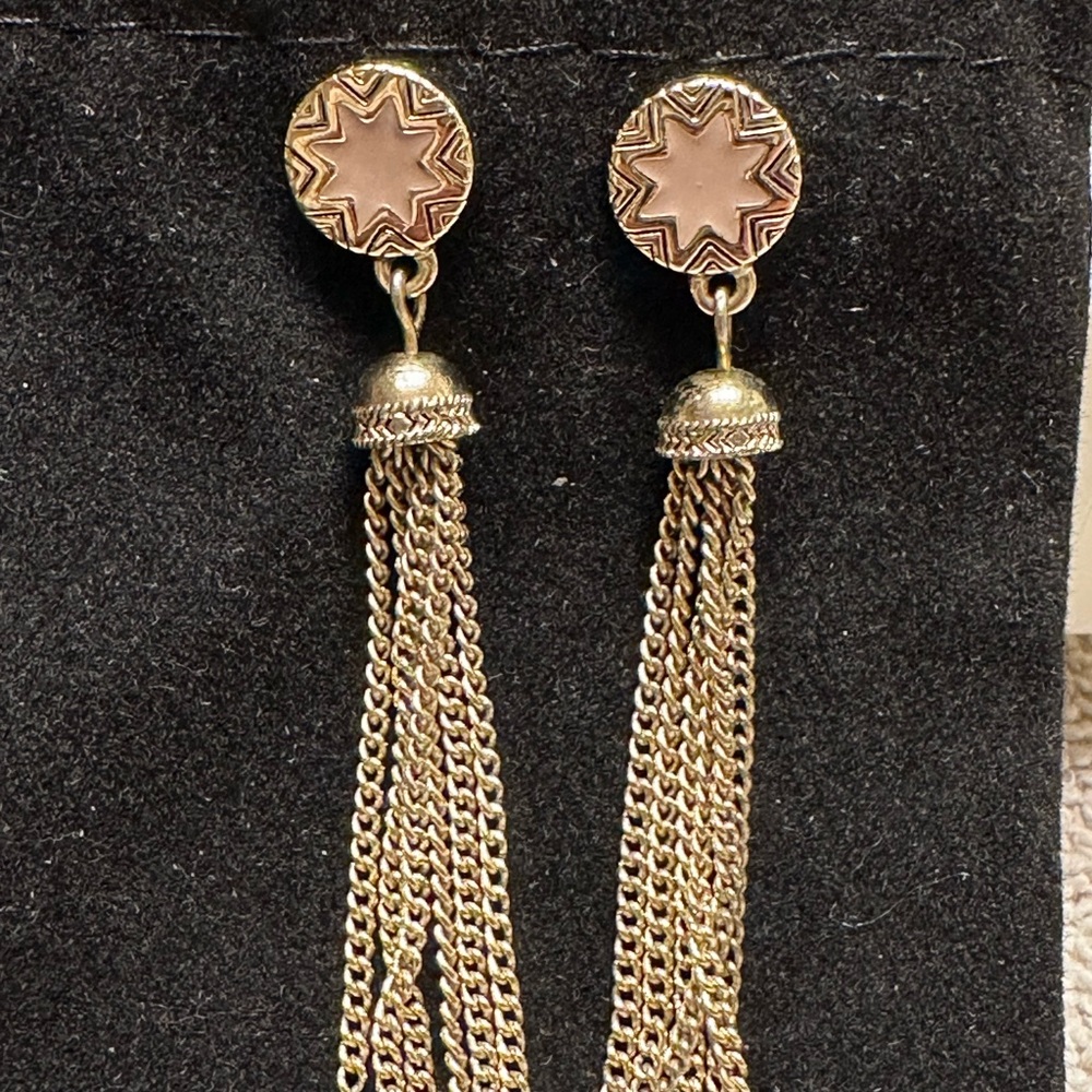 House Of Harlow  Fringe Earrings